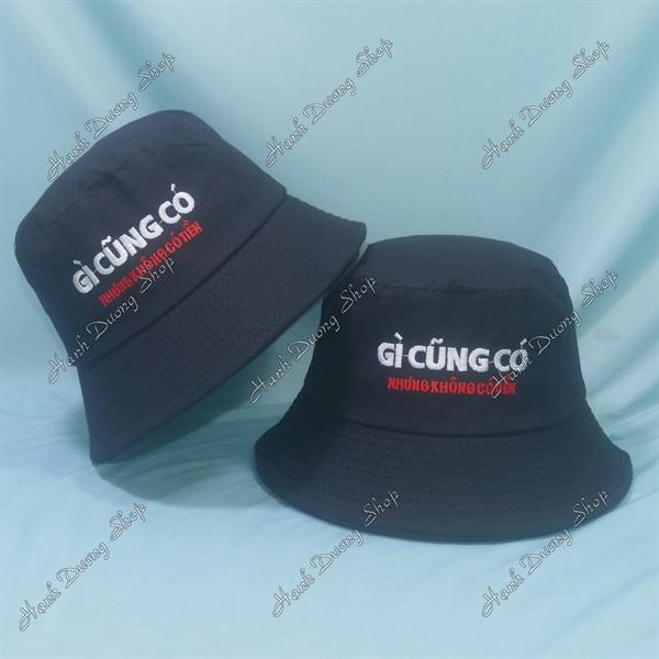 Set Nón Cặp Bucket & Cap Gì Cũng Có Nhưng Không Có Tiền (UCN01); (ECC01) - Combo Gì Cũng Có Nhưng Không Có Tiền