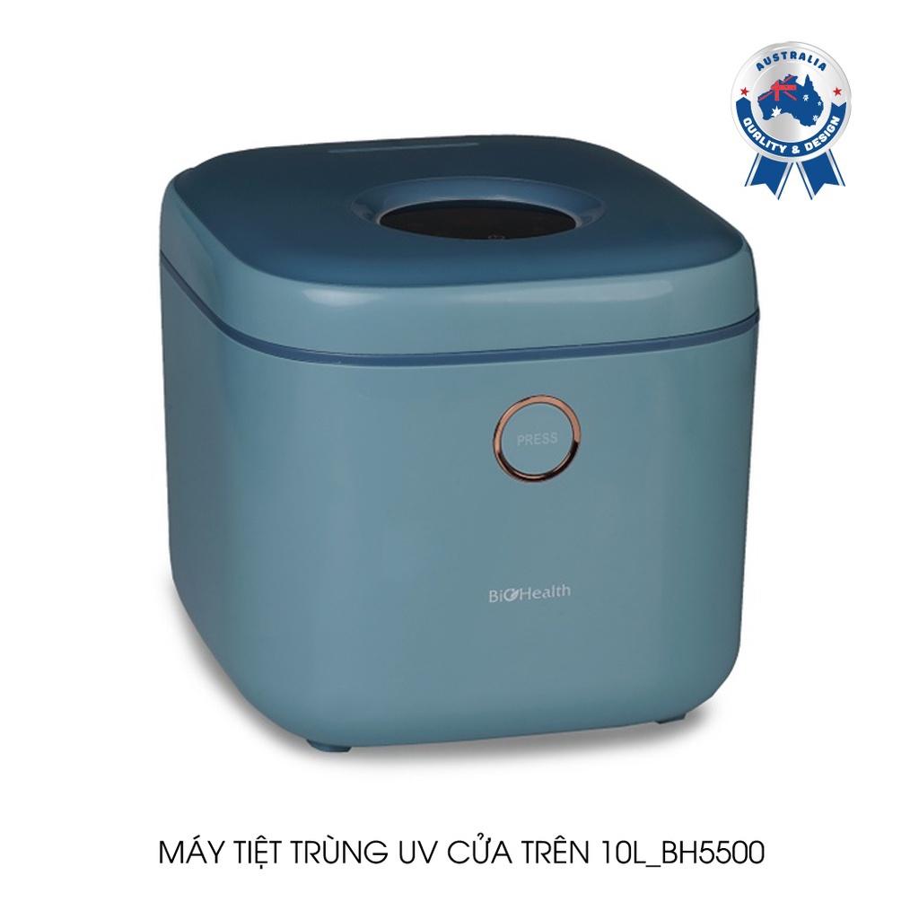 Máy tiệt trùng UV cửa trên BioHealth BH5500 dung tích 10L, thiết kế nhỏ gọn, trang bị đèn ban đêm