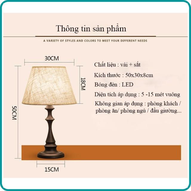 Đèn Ngủ, Đèn để bàn cao cấp kiểu dáng Châu Âu sang trọng