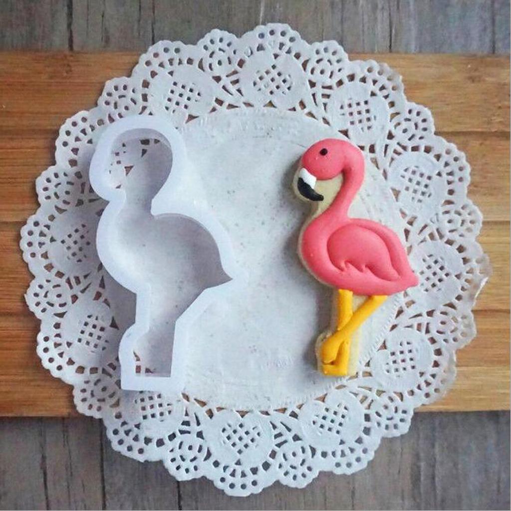 Cartoon Flamingo Diy Fondant Cake Mold Silicone Baking Mold Cake Decoration