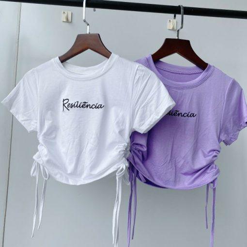 Áo Croptop Thêu Resonita CT25