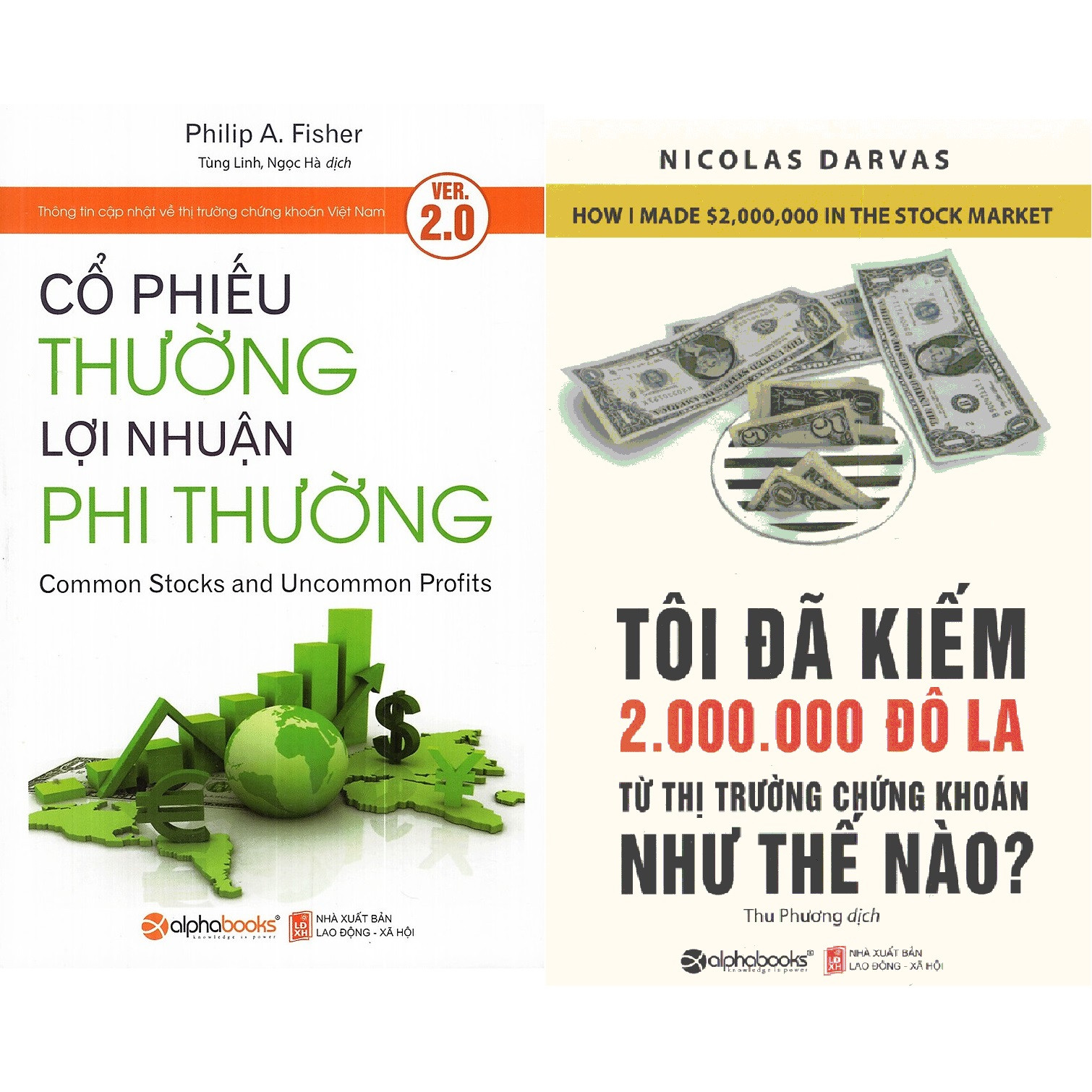 Combo Làm Giàu Từ Thị Trường Chứng Khoán ( Cổ Phiếu Thường, Lợi Nhuận Phi Thường + Tôi Đã Kiếm Được 2.000.000 Đô-La Từ Thị Trường Chứng Khoán Như Thế Nào? ) tặng kèm bookmark Sáng Tạo