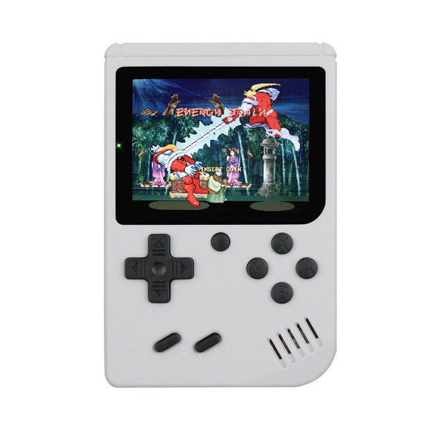 Retro di động mini cầm tay máy chơi trò chơi điện tử 8-bit 3,0 inch màu LCD Trò chơi màu sắc Trò chơi Trò chơi tích hợp 400 Trò chơi Màu sắc: Trắng