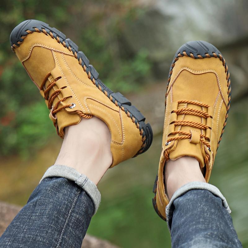 Giày Da Chạy Bộ Nam Chống Trượt Size 38-46