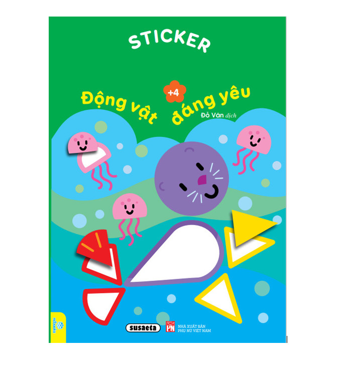 Sách - Sticker Động Vật Đáng Yêu - Dành cho bé 2-5 tuổi - ndbooks