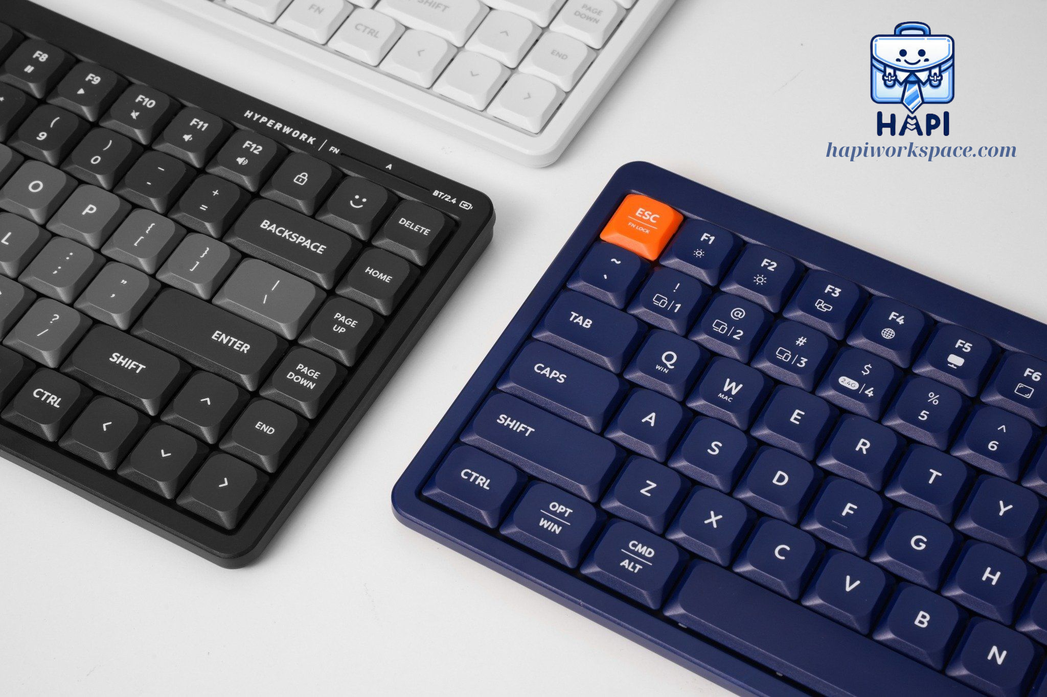 Bàn phím không dây hàng chính hãng HyperWork Silentkey Mini TS01M 75