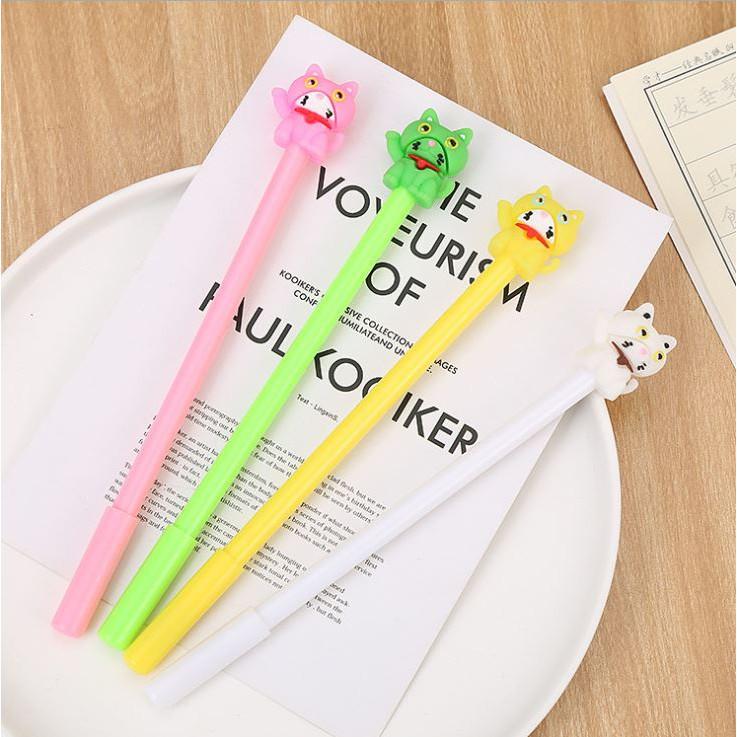 Bút Gel Nước Mực Đen MÈO Nhiều Màu H28