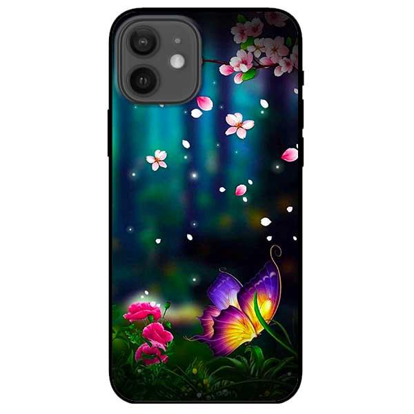Ốp lưng dành cho Iphone 12 Mini - Iphone 12 - Iphone 12 Pro - Iphone 12 Pro Max - Bướm Anh Đào