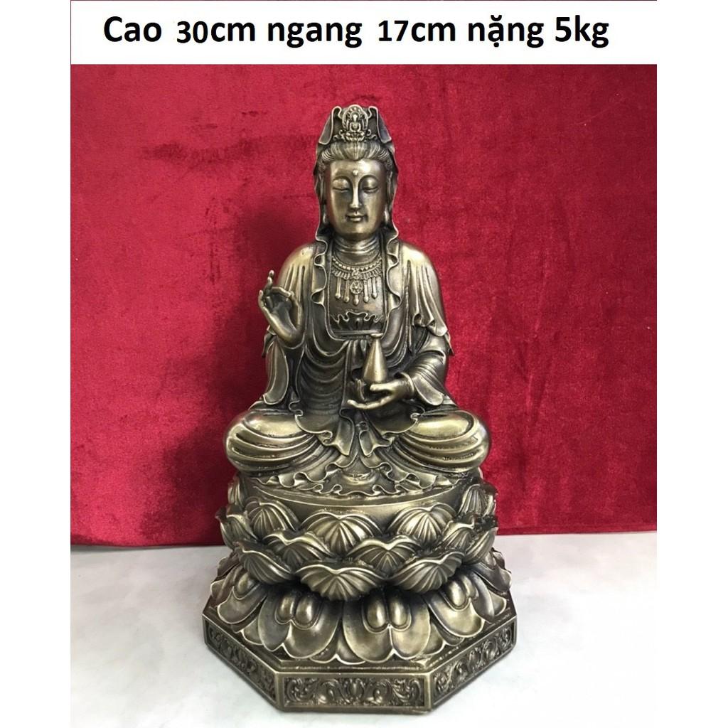 Tượng Quan âm, phật bà bằng đồng MS158