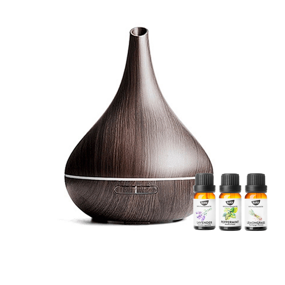 Máy Xông Tinh Dầu Mắt Ngọc Kobi| Giúp Xông Phòng, Đuổi Muỗi | Tặng 3 Chai Tinh Dầu Kobi Sả Chanh + Bạc Hà + Oải Hương Nhập Khẩu Ấn Độ