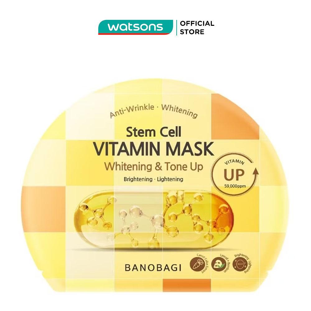 Mặt Nạ Banobagi Stem Cell Vitamin Mask Whitening & Tone-Up 30g