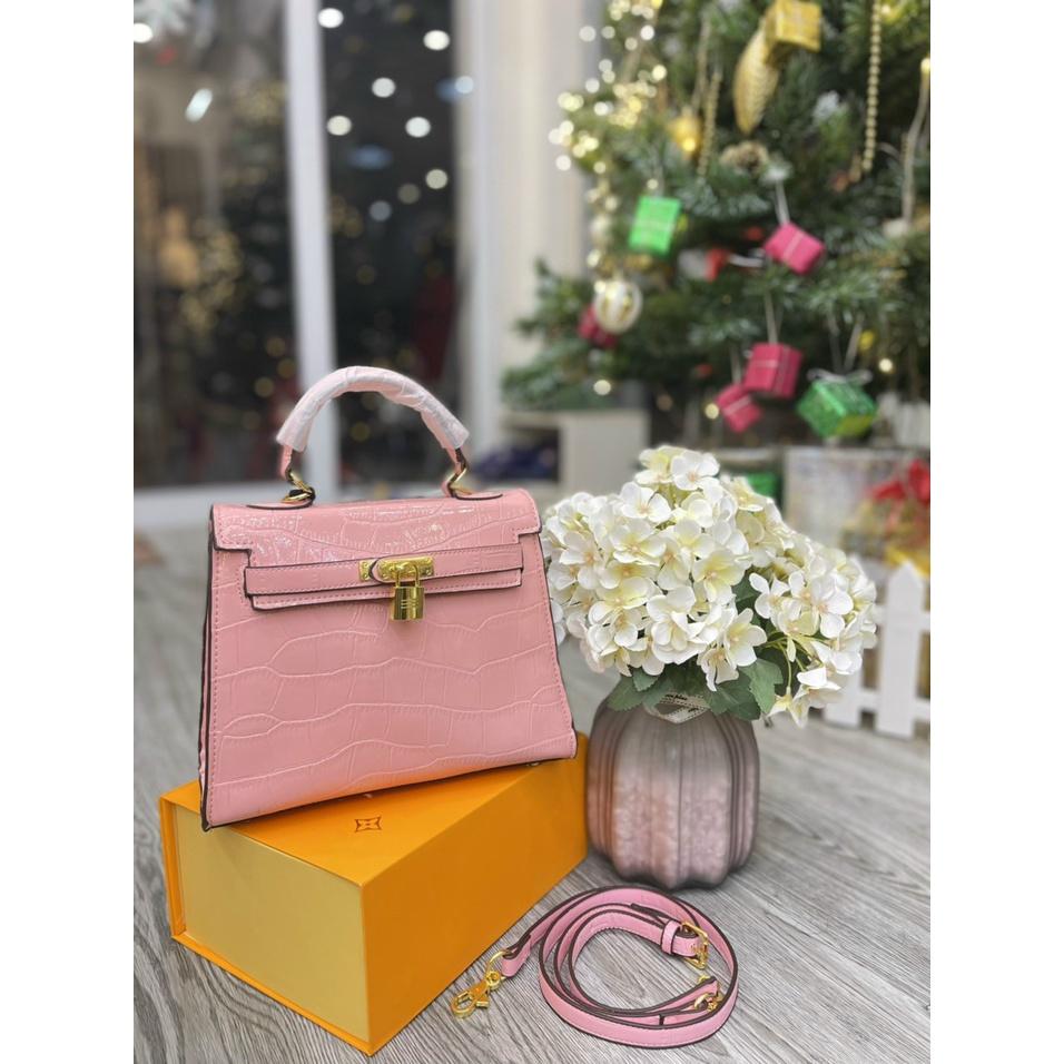 Túi xách tay dáng h.m size 19, 21 ,25 túi đeo chéo nữ tặng kèm khăn full box cực xinh