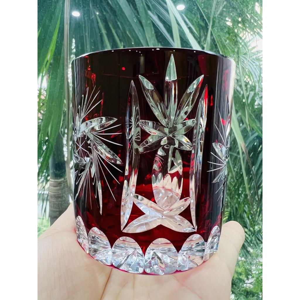 Bộ 6 Cốc Pha Lê Ruby Marika 280ml sang xịn - Made in Poland