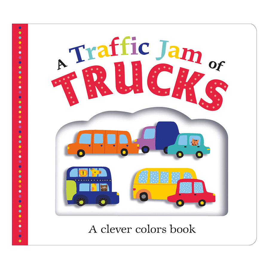 A Clever Colors Book: A Traffic Jam of Trucks (Board Book Picture Fit)