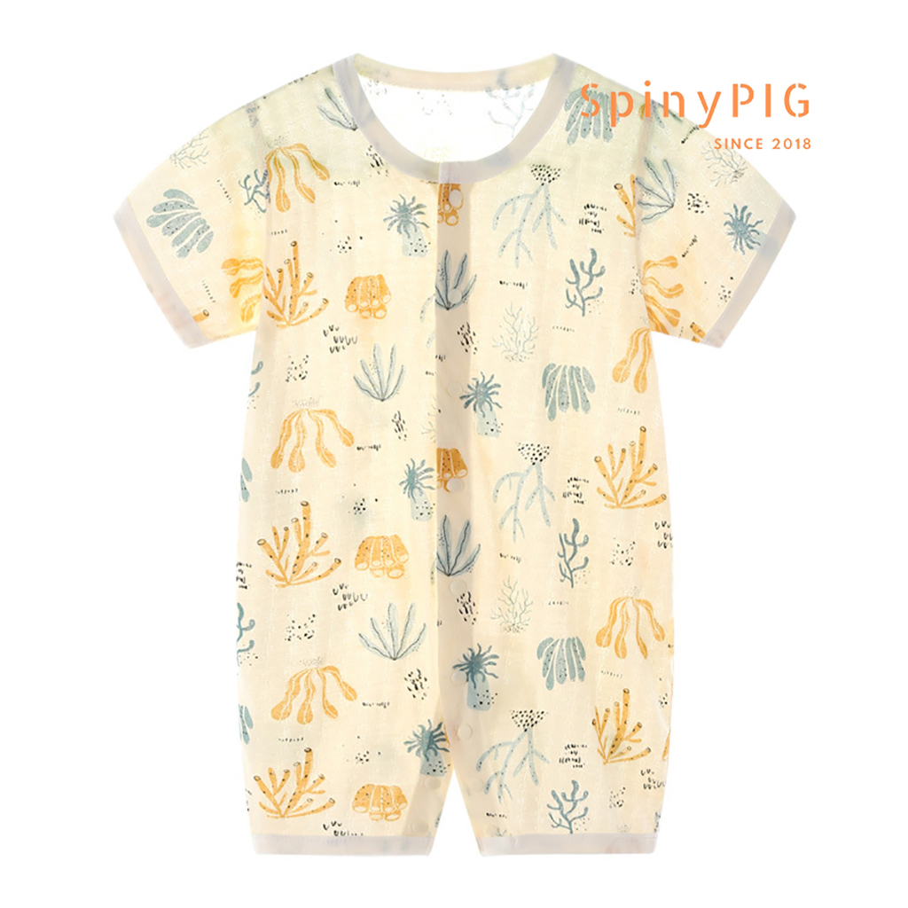 Bộ body sơ sinh 0-2 tuổi 100% cotton thoáng mát dành cho mùa hè cực dễ thương