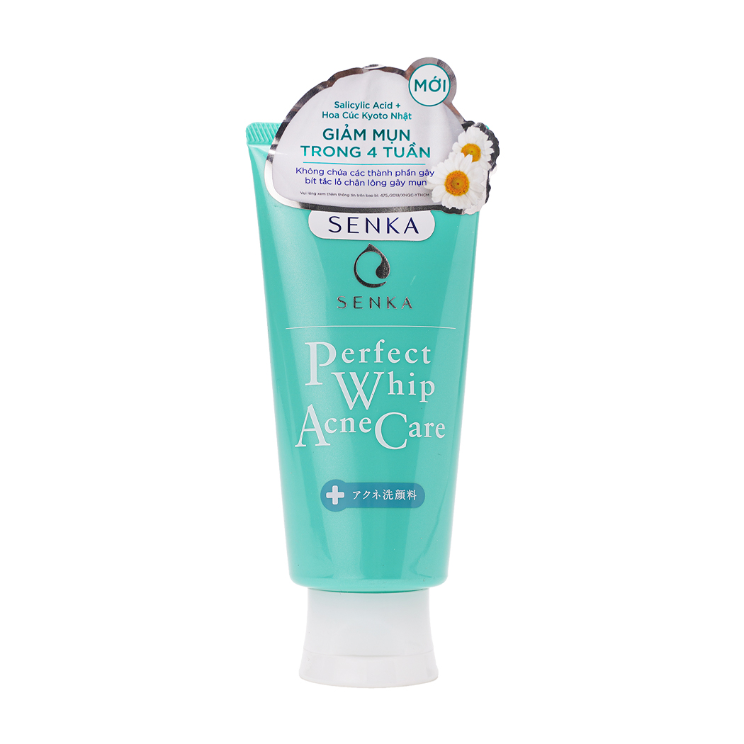Sữa rửa mặt tạo bọt dành cho da mụn Senka Perfect Whip Acne Care