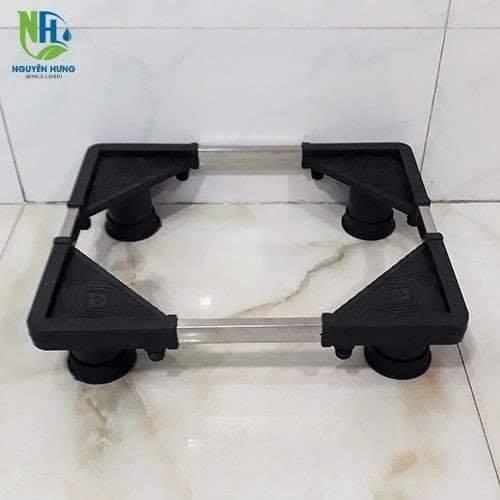 Kệ kê chân tủ lạnh máy giặt chân inox tiện dụng
