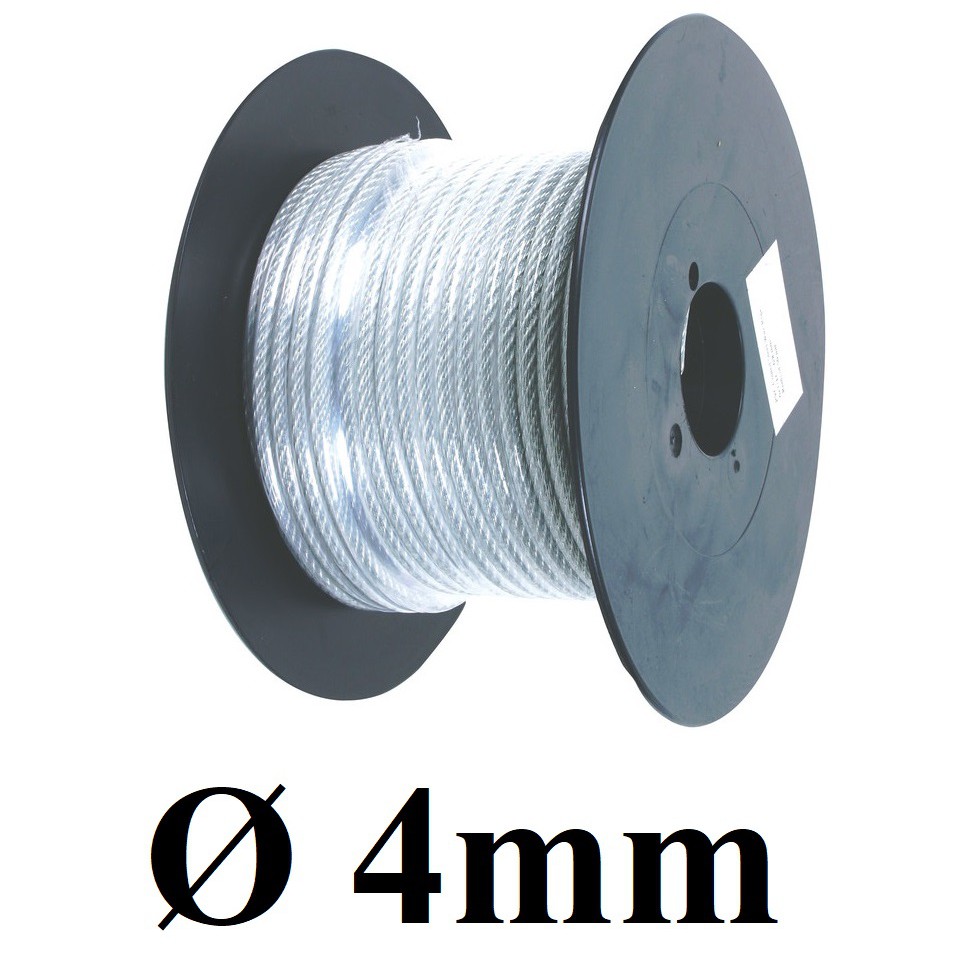 100 mét cáp bọc nhựa 3mm, 4mm, 5mm, 6mm (3li, 4li, 5li, 6li ) cáp thép THÁI BÌNH VINA