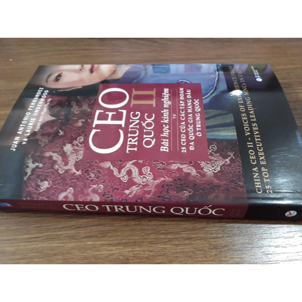 Sách - CEO Trung Quốc II - Bài Học Kinh Nghiệm Từ 25 CEO Của Các Tập Đoàn Đa Quốc Gia Hàng Đầu Ở Trung Quốc - Tân Việt Books