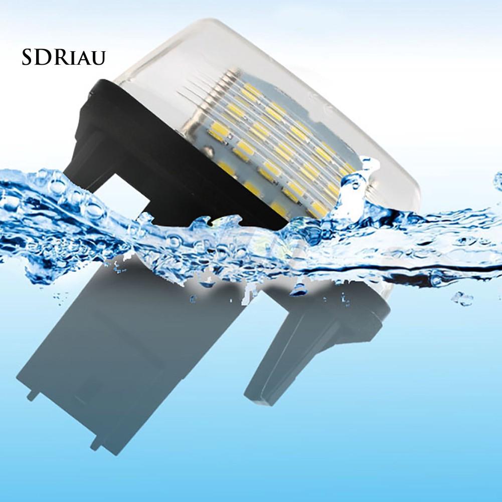 Bộ 2 Đèn Led 18 Bóng 12v Cho Biển Số Xe Hơi Peugeot 206 307 308 406 5008