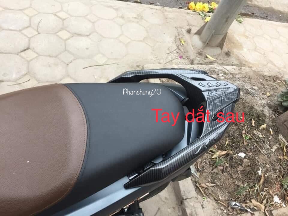 COMBO BỘ ỐP PHỤ KIỆN TRANG TRÍ DÙNG CHO ĐỜI XE AB 2022 2023 2024 - 125 160cc CACBON ( 6 MÓN )