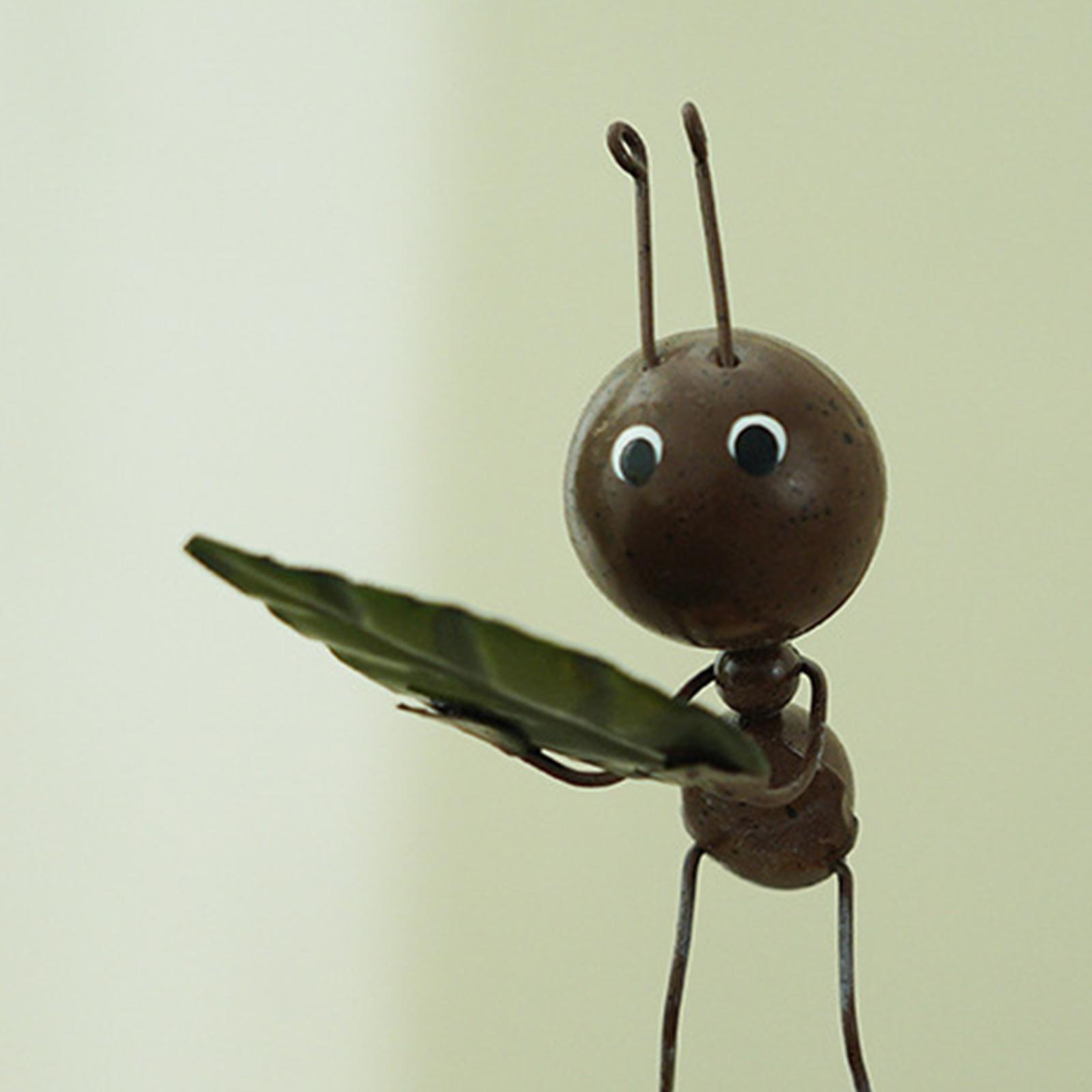 Hình ảnh 2pcs Ant Figurine Statue Ornament Sculpture Crafts Home Desktop Decoration