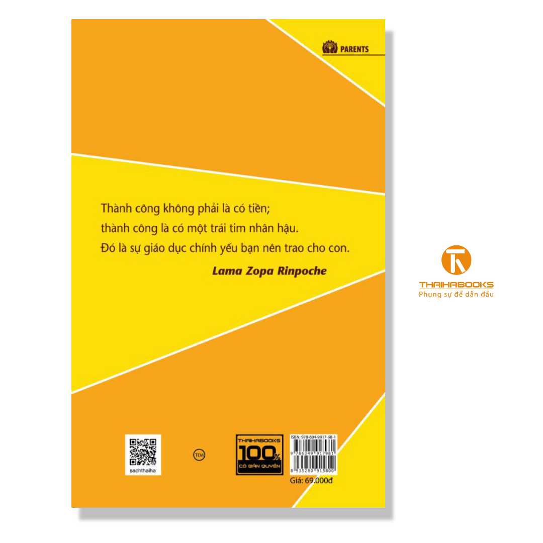 Sách - Nuôi con bằng bồ đề tâm - Thái Hà Books