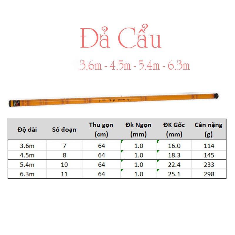 Cần câu tay giá rẻ 3H Đả Cẩu tặng kèm theo bộ dây và phao câu lưỡi câu CD30