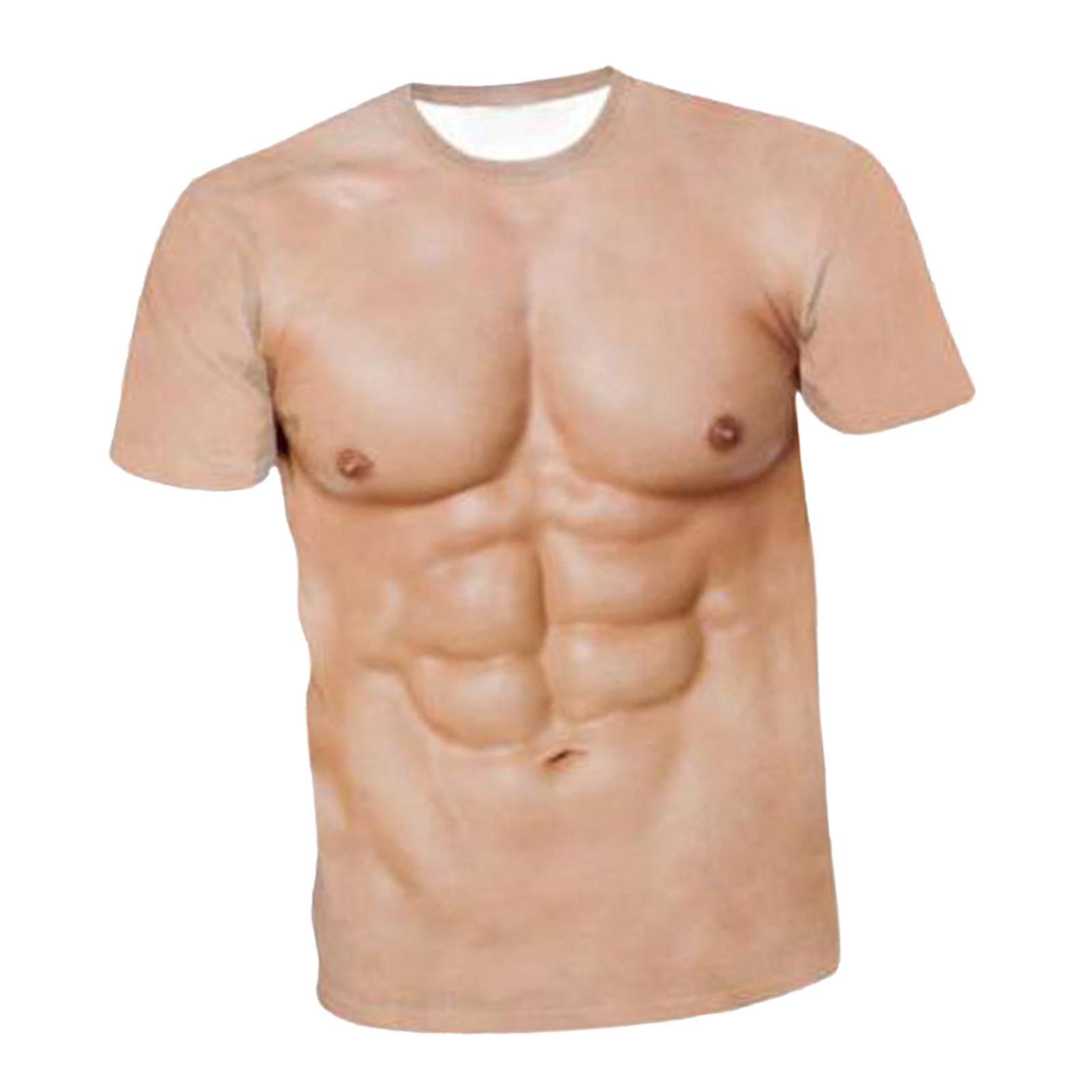 3\' T Shirt Fitness Tee Strongman Breathable Graphic Short Sleeve for Club Party