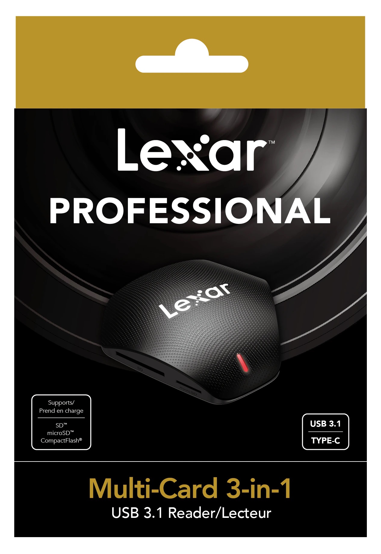 Đầu đọc thẻ Lexar Professional Multi Card 3 in 1 USB 3.1 Reader, Hàng nhập khẩu