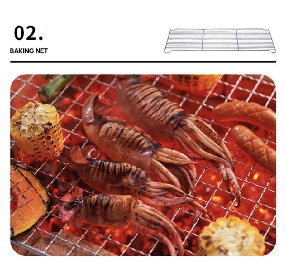 Bếp nướng điện 3 tầng kiểu đúc lò 1500w 52x23cm 3-D10-L1-380