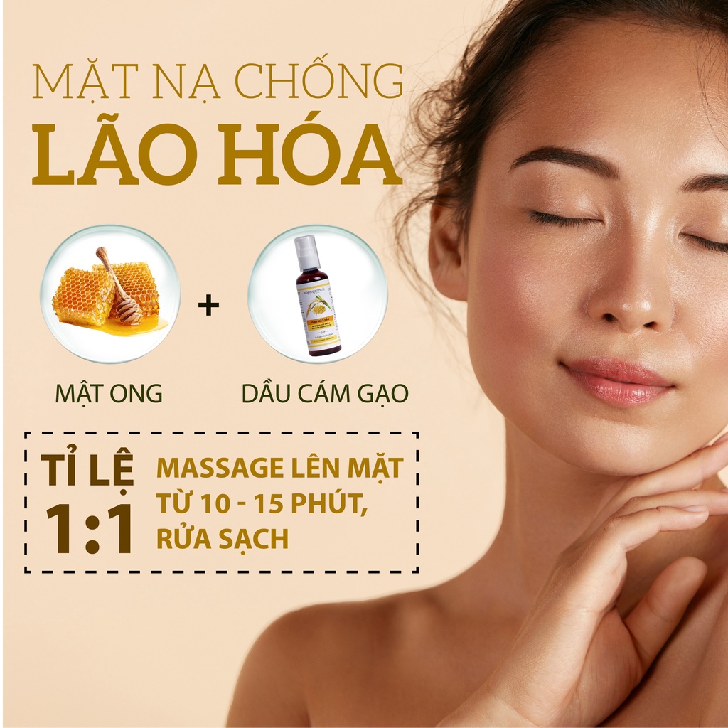 Dầu Cám Gạo Milaganics Rice Bran Oil 150ml/Chai