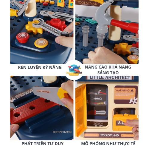 Bộ Đồ Chơi Kỹ Sư Lắp Ráp Cao Cấp Cho Bé, Đồ Chơi Giáo Dục ToyBox