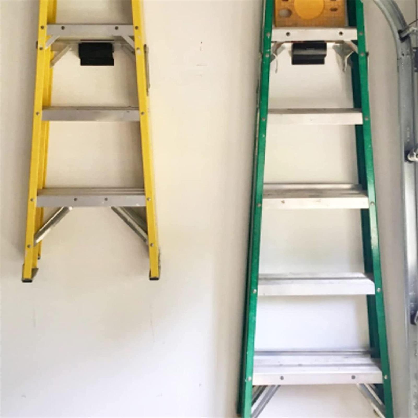 Ladder Hanger Equipment Rack Garden Tool Holder for Wall Ladders Wheelbarrow