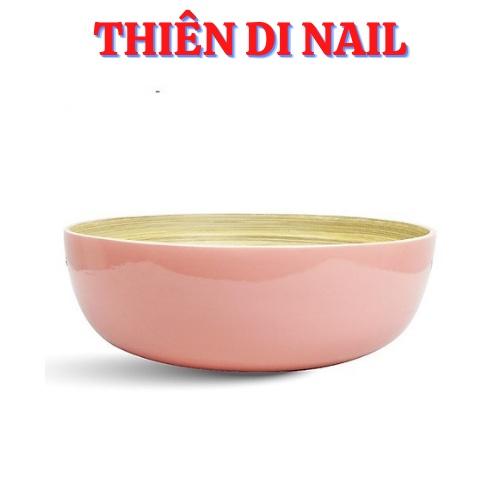 Chậu ngâm tay chân làm từ tre Thiên Di Nail