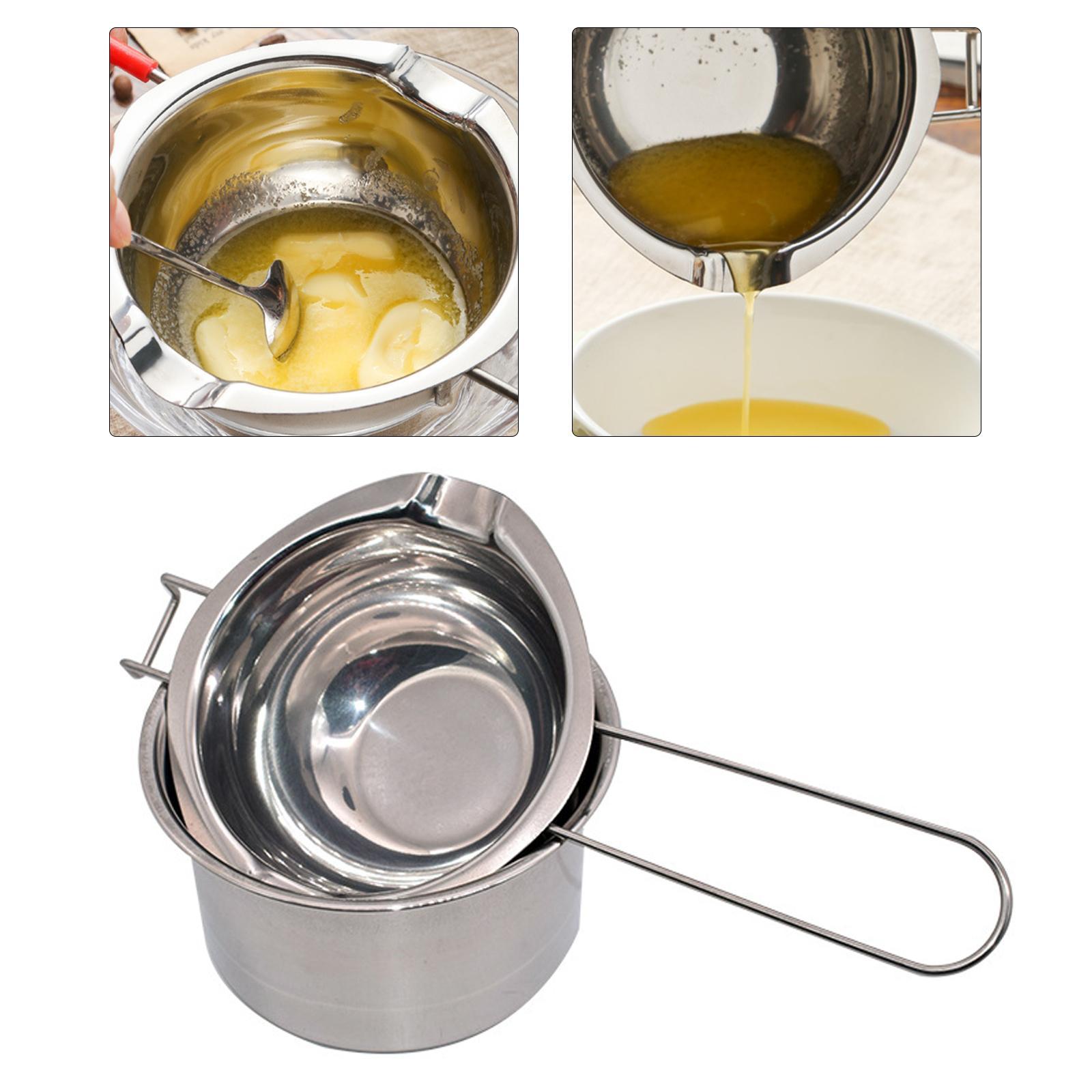 Stainless Steel Double Boiler Melting Pot for Melting Chocolate, Butter, Scented Candle Making