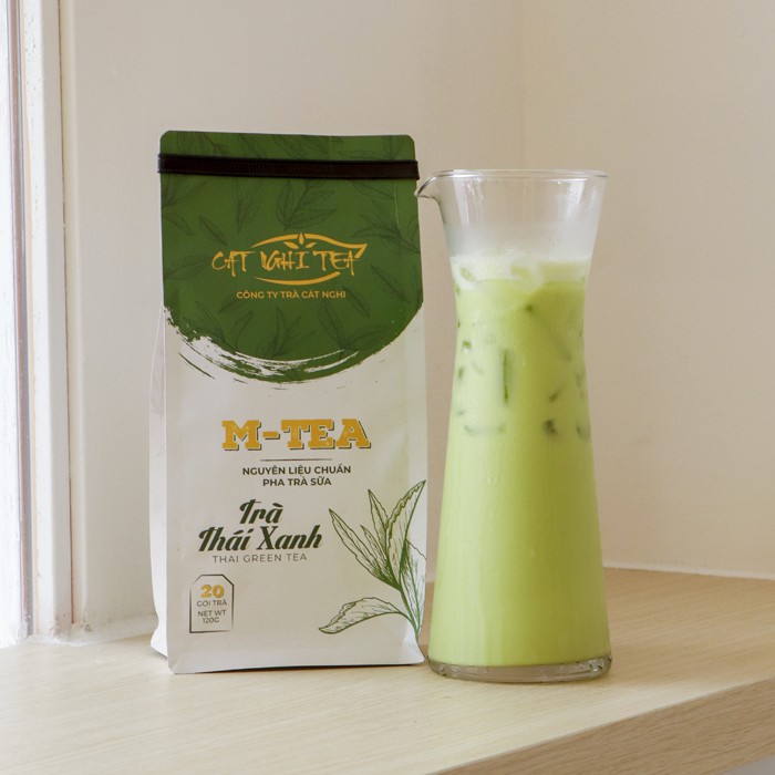 Trà Thái Xanh túi lọc – Nguyên liệu pha trà sữa và trà trái cây