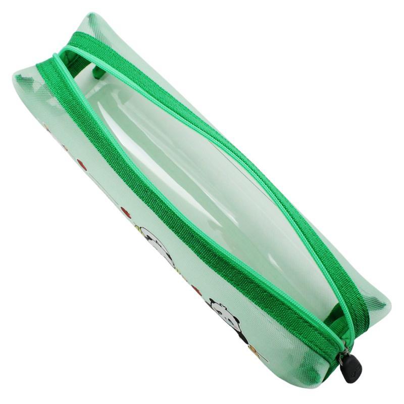 Bóp Viết Nhựa Trong Hình Gấu Trúc Kun Panda - iiGEN Z2912 - Màu Xanh Lá