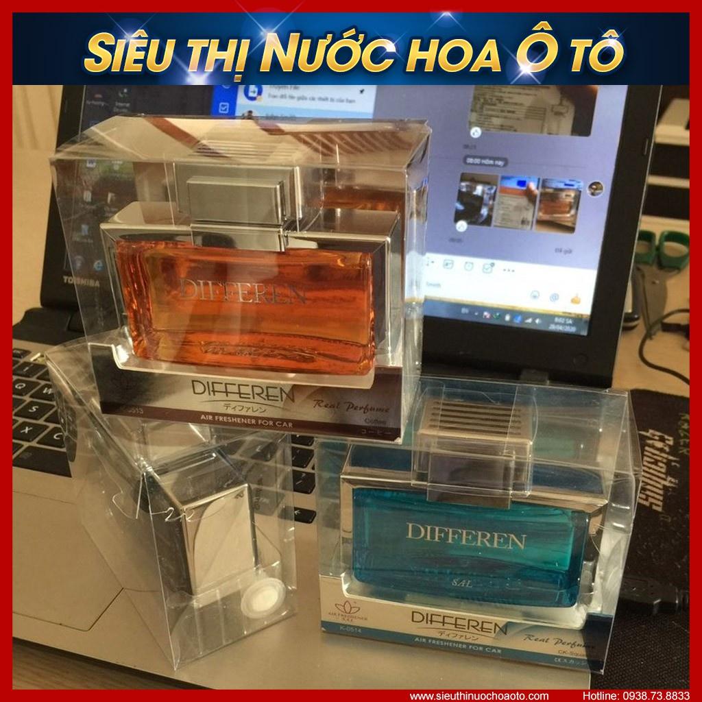 Nước hoa ô tô Differen nước hoa xe hơi cao cấp nhập khẩu từ Nhật Bản chiết xuất 100% thiên nhiên khử mùi chống say xe tố - Mush Noir- xạ hương
