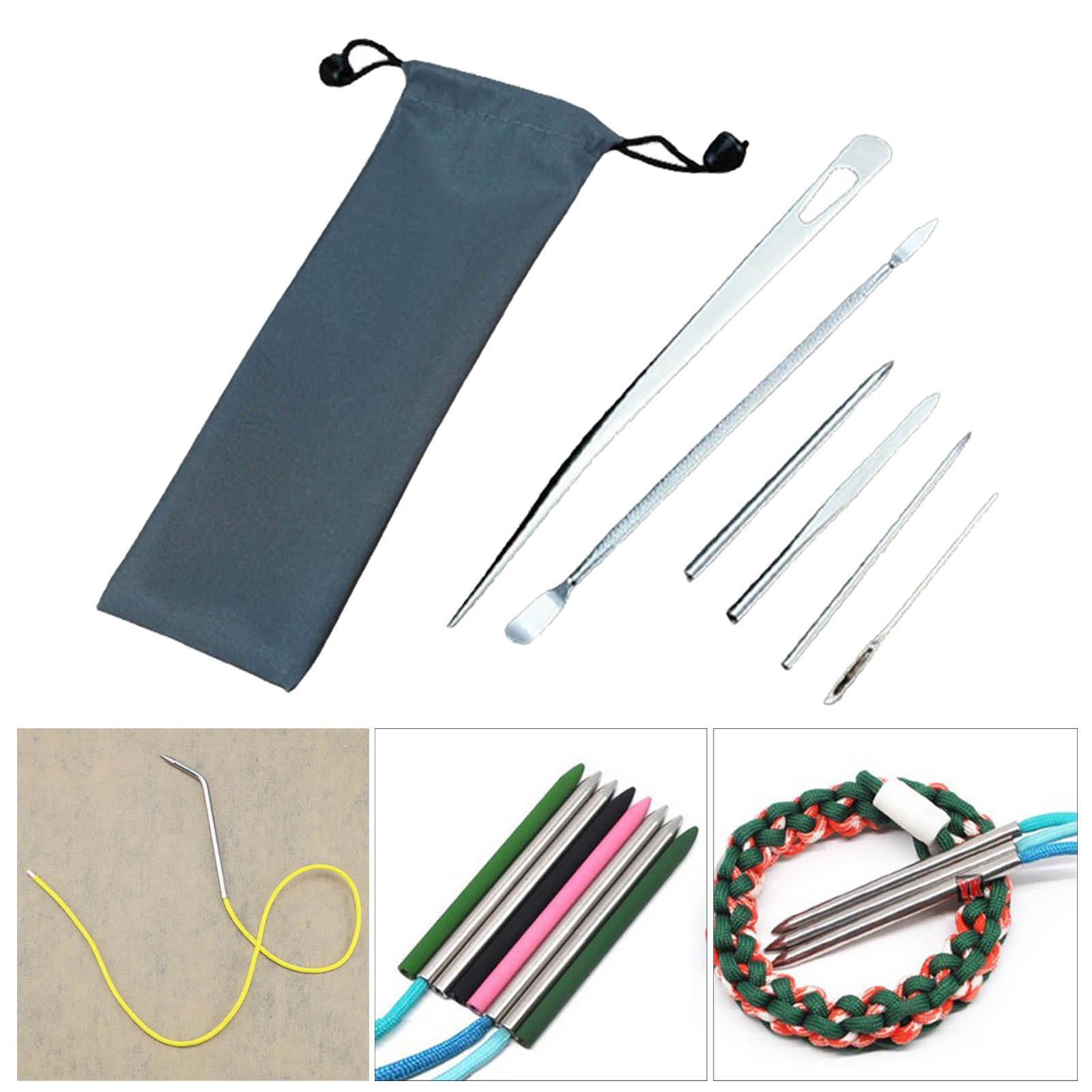 Paracord Multiple Purposes Smoothing Tool Paracord Lacing 6Pcs