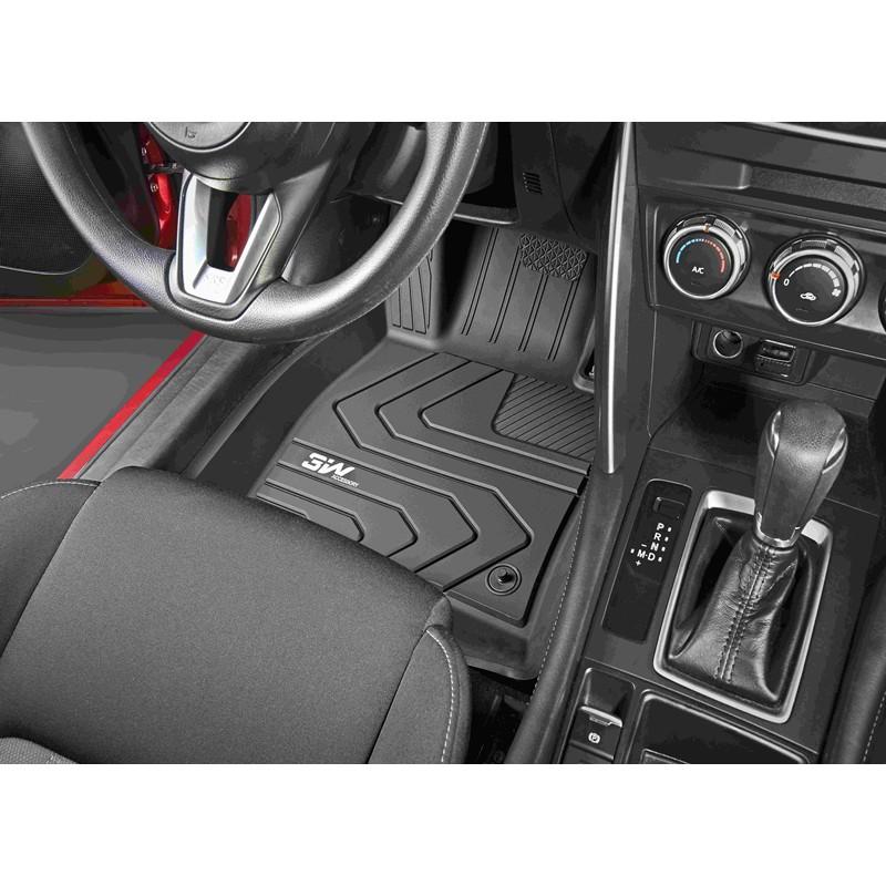 Thảm lót sàn ô tô MAZDA CX5 Nhãn hiệu Macsim 3W chất liệu nhựa TPE đúc khuôn cao cấp - màu đen