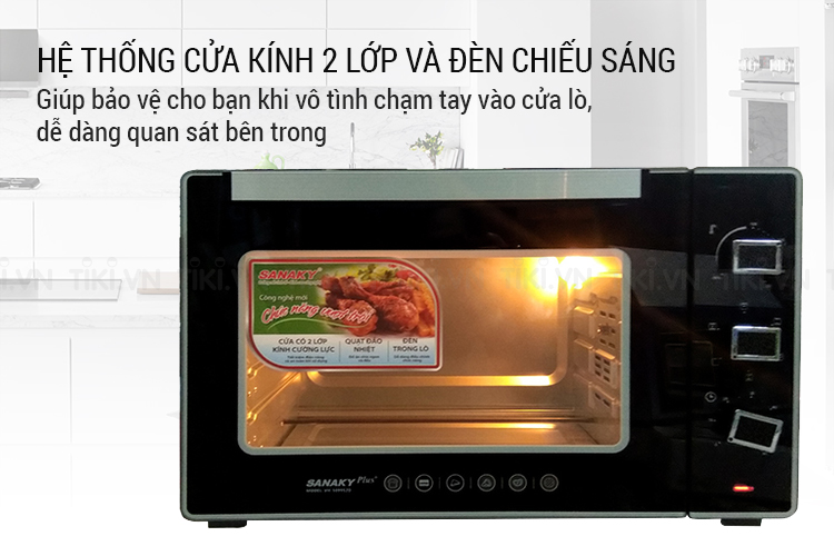 Lò Nướng Sanaky VH-5099S2D (50L) - Hàng chính hãng