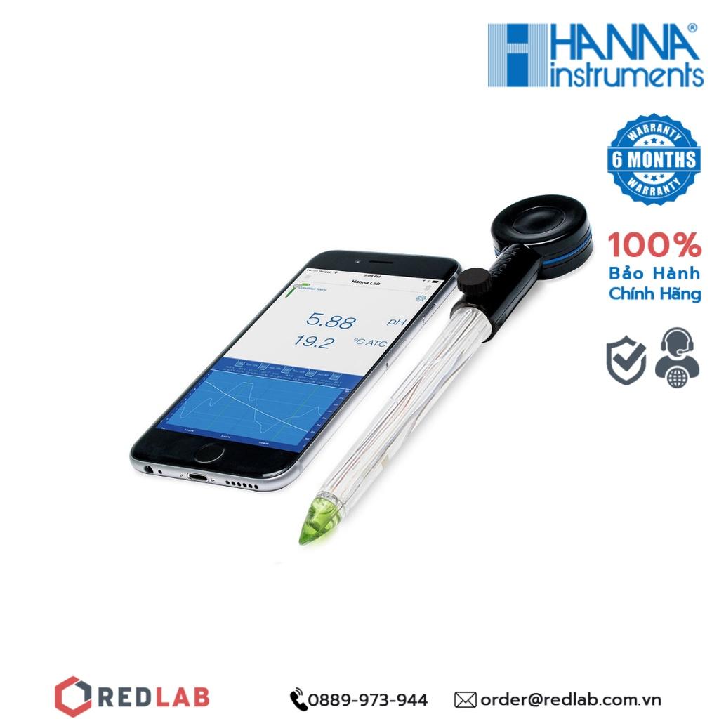 Điện cực thủy tinh đo pH bluetooth không dây HALO Hanna HI12922, bảo hành 6 tháng