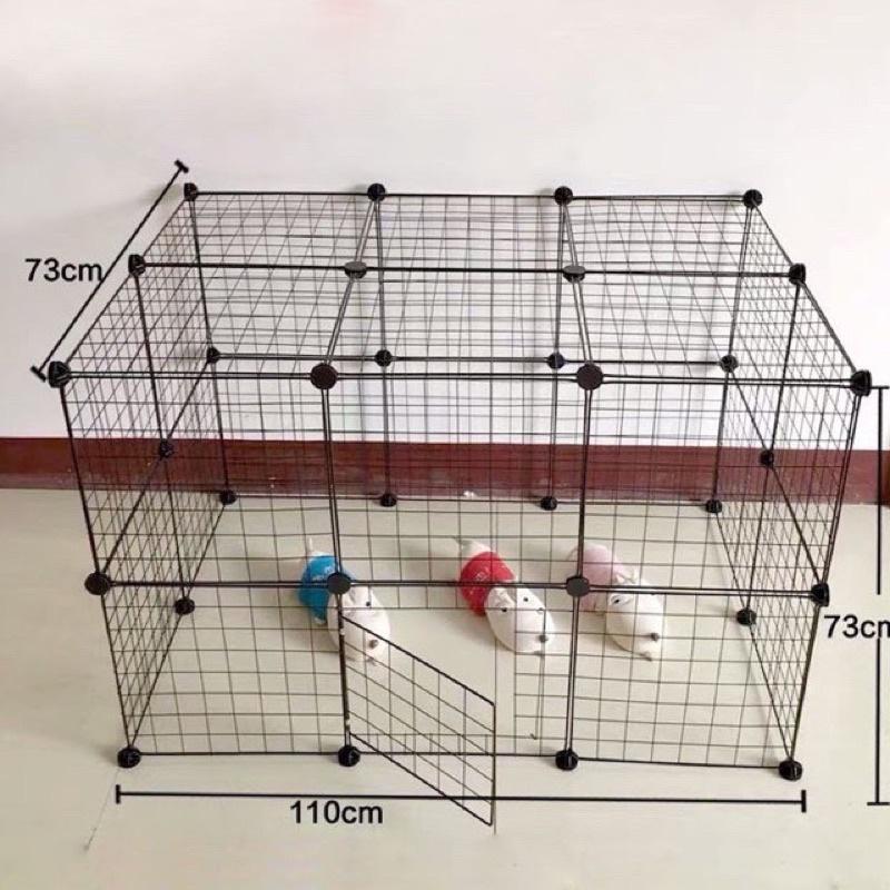 Tấm Sắt Ghép Quây Chuồng Chó Mèo