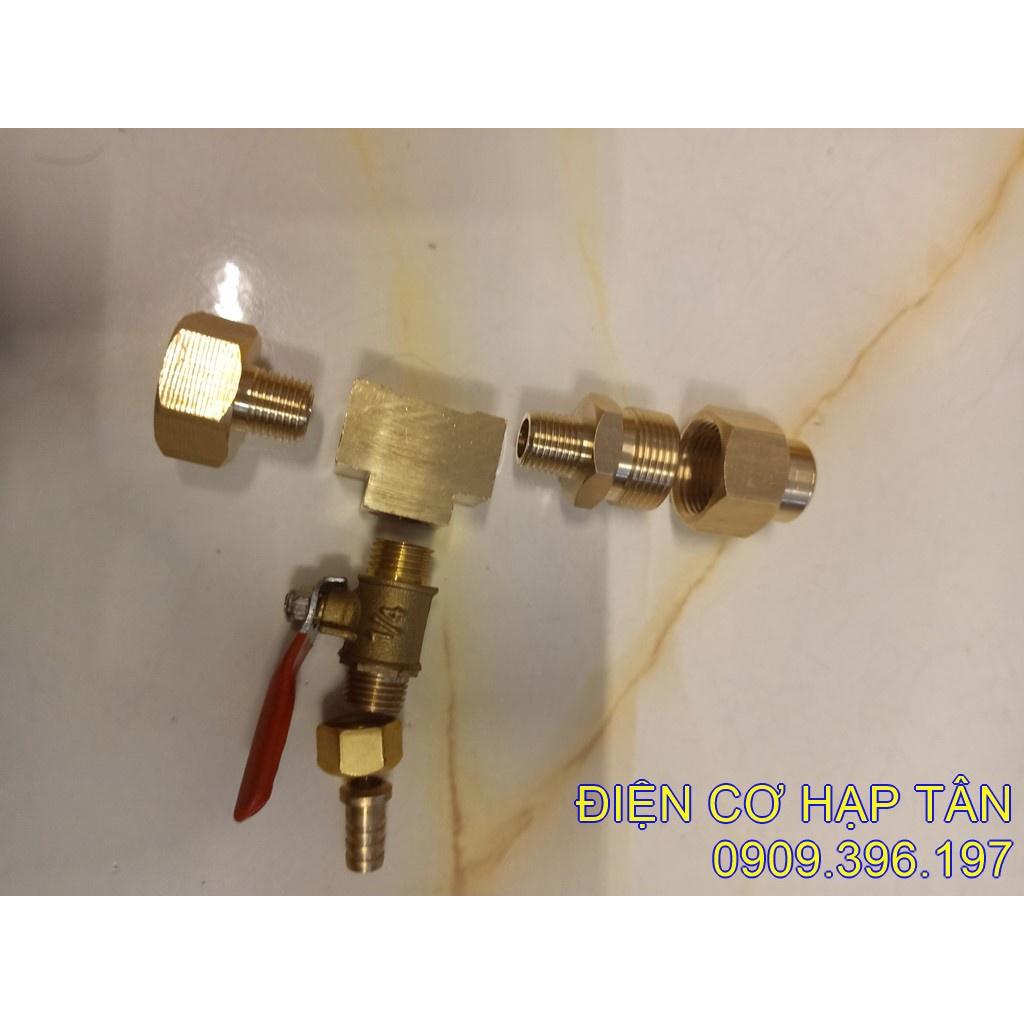 Bộ giảm áp máy xịt rửa xe để xịt rửa máy lạnh răng 14mm, răng 22mm
