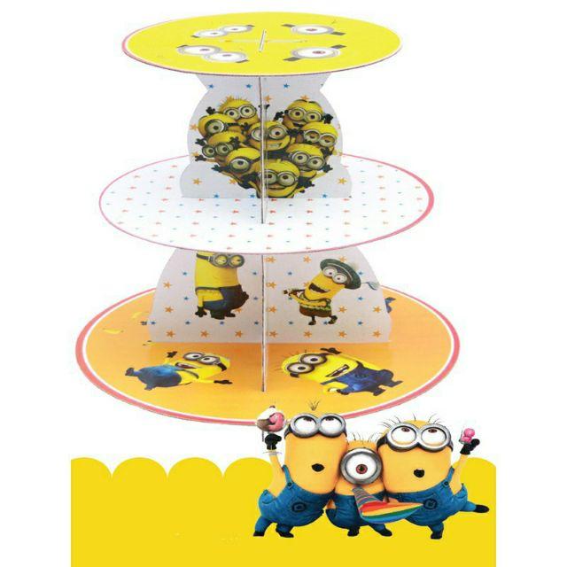 Kệ để bánh cupcake 3 tầng