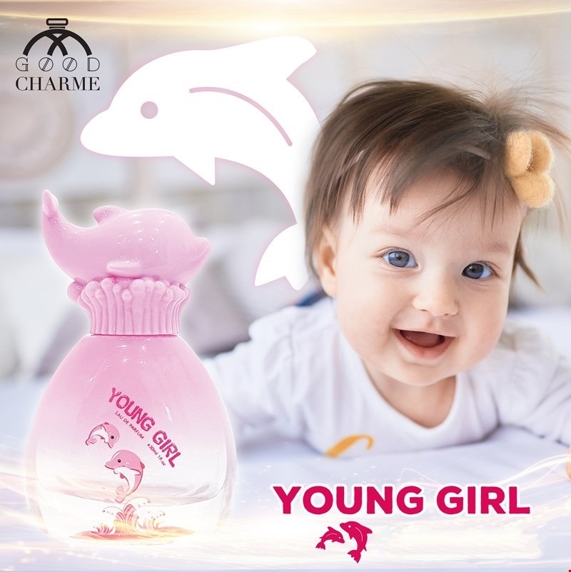 Nước hoa trẻ em, Charme Young Girl, chính hãng, hương thơm dễ chịu, nhẹ nhàng, an toàn cho bé gái, 30ml