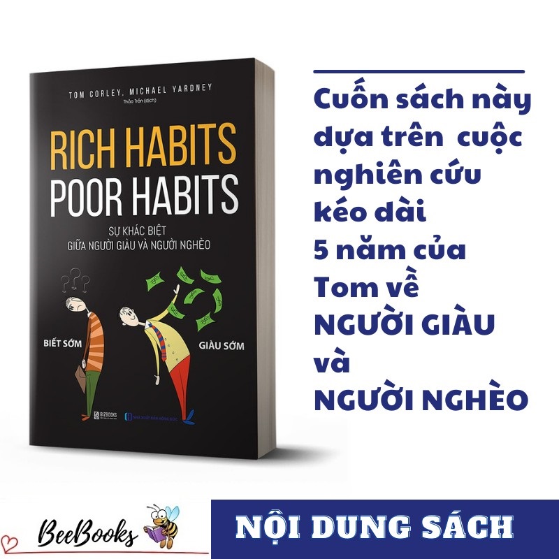 #1 BestSeller- Rich Habits, Poor Habits: Sự Khách Biệt Giữa Người Giàu Và Người Nghèo (Tặng Kèm BookMark)- Biết Sớm Giàu Sớm