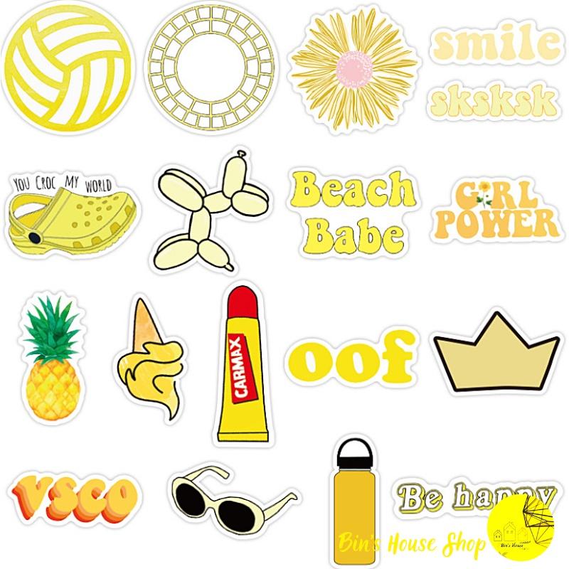 Bộ Sticker - Miến Dán Siêu Kute - Họa Tiết Vintage - màu sắc cực cute 1