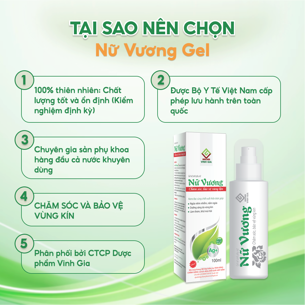 Gel Vệ Sinh Phụ Nữ Nữ Vương